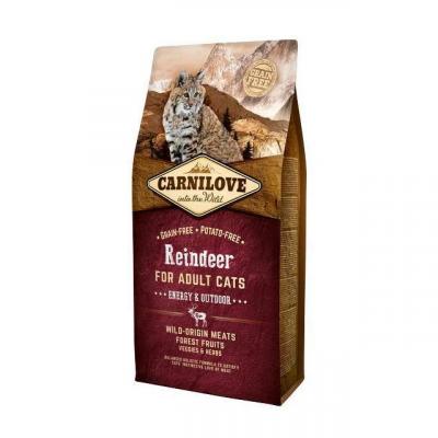 CARNILOVE  Nourriture Naturelle Adult Renne Pour Chats D'ext&eacute;rieur 6 Kg 