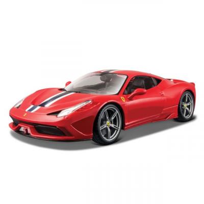 BBURAGO Vehicule  Ferrari Signature 458 Speciale rouge en metal a lechelle 1/18eme