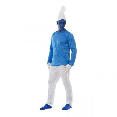 AUTRE D&eacute;guisement Schtroumpf - Adulte - Taille Unique - Bleu - Polyester 