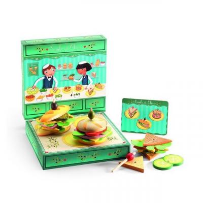 DJECO Jeu d'imitation gourmandises emile et olive - 