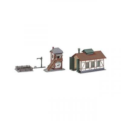 FALLER -222108 Coffret Hangar Loco, F222108, Non renseign&eacute;, 13.9 x 3.7 x 22.4 cm