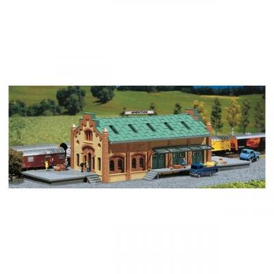 FALLER Hangar &Agrave; Marchandises - D&eacute;cor Trains Miniatures  F282740-