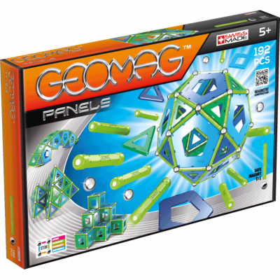 GEOMAG PANELS Jeu de Construction Magn&eacute;tique 192 pcs