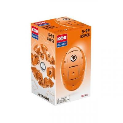 GEOMAG  KOR 671 Color Orange, Jeu de Construction, 55 Pi&egrave;ces