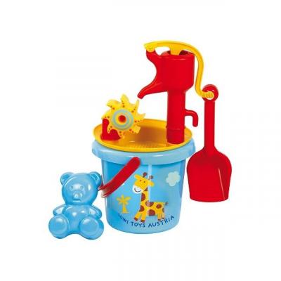 GOWI  - 558-37 - Jeu D'eau Et De Plage - Seau + Pompe - 3 Pi&egrave;ces- Mod&egrave;le al&eacute;atoire