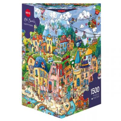 HEYE Puzzle 1500 Pi&egrave;ces : Rita Berman: Happytown, 