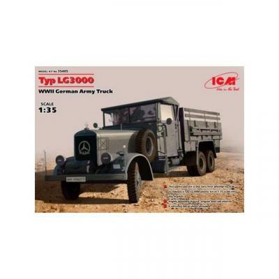 ICM Typ Lg3000, Wwii German Army Truck - 1:35e - 