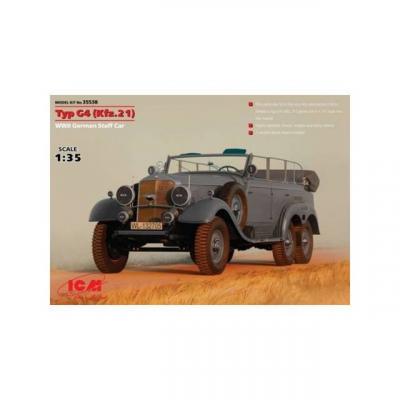 ICM Maquette Voiture Maquette Camion Typ G4 (kfz.21) Wwii German Staff Car
