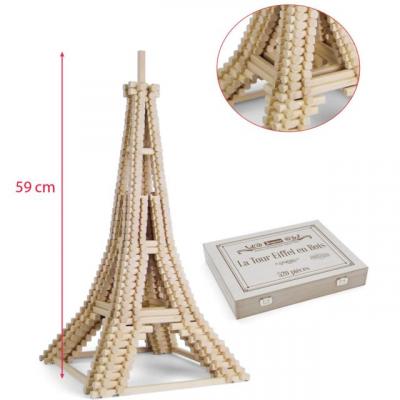 JEUJURA  La tour Eiffel - 520 pieces - Coffret en bois