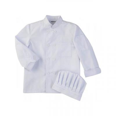 KIDKRAFT Ensemble veste et toque de chef pour enfant 6 - 8 ans 