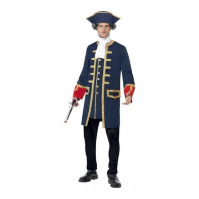 SMIFFYS Costume Commandant Pirate Homme - Bleu - M