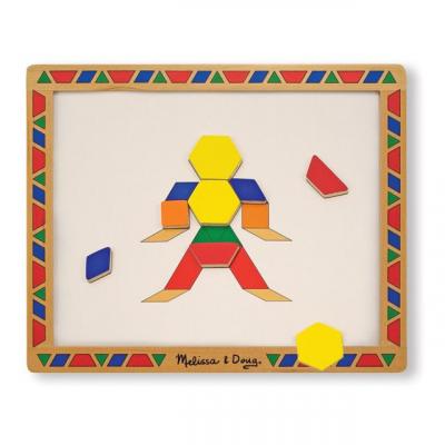 MELISSA & DOUG Melissa & Doug- Kit de Blocage des Motifs magn&eacute;tiques, 13590