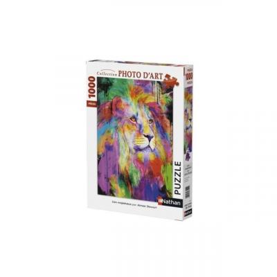 NATHAN Puzzle N 1000 p - Lion majestueux