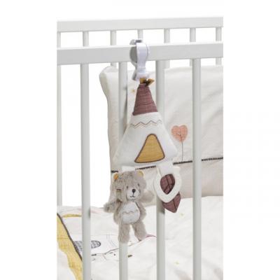 SAUTHON Jouet D'activit&eacute;s Enfant Tipi En Velours Blanc 