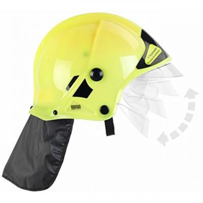 KLEIN Casque de pompier F1 avec visi&egrave;re, phosphorescent