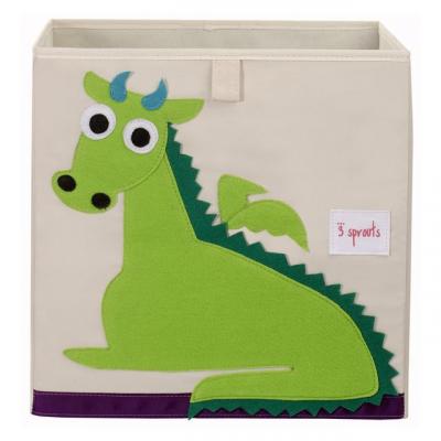 3 SPROUTS Cube de rangement Dragon (33,5 x 33,5 cm)