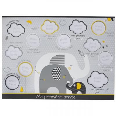 SAUTHON  BABY DECO - P&ecirc;le-m&ecirc;le photo ma premi&egrave;re ann&eacute;e babyfan