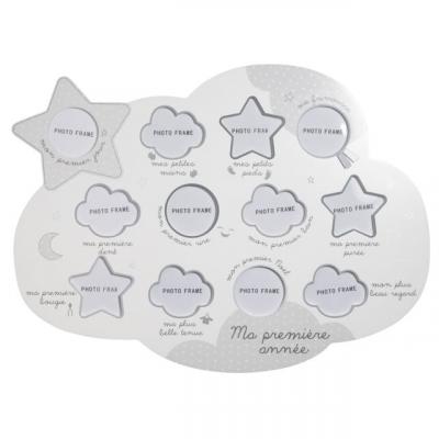 SAUTHON  BABY DECO - P&ecirc;le-m&ecirc;le photo ma premi&egrave;re ann&eacute;e c&eacute;leste