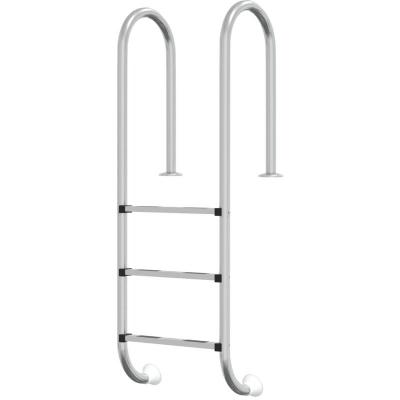 VIDAXL Zwembadladder 54x38x158 cm 304 roestvrijstaal93458