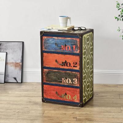 Commode Goslar avec 4 Tiroirs 66 x 40 x 30 cm Multicolore