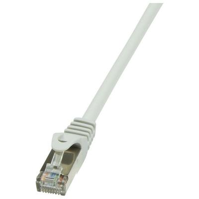 LOGILINK  EconLine - Cordon de raccordement - RJ-45 (M) pour RJ-45 (M) - paire torsad&eacute;e &eacute;crant&eacute;e (F/UTP) - CAT 6 - gris