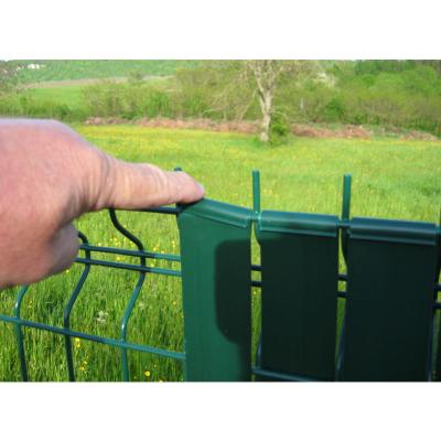JARDIDECO 100 clips pour lani&egrave;re largeur 47 mm - Vert Fonc&eacute; - Jardiline