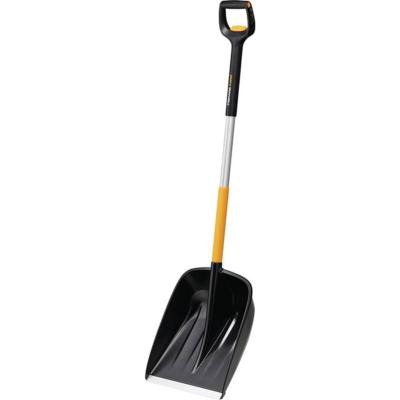FISKARS Pelle poussoir &agrave; neige t&eacute;lescopique X-series - poign&eacute;e coud&eacute;e en forme de D