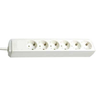 Brennenstuhl Eco-line 5 M Power Strip 3 Outlets Blanc