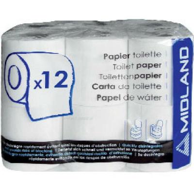 MIDLAND Papier toilette WC chimique 12 rouleaux