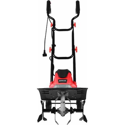 GOPLUS  - 1500W Motobineuse Electrique, Motoculteur Puissante avec Interrupteur a Double securite, Profondeur de Travail avec Roue pour Jardinage et