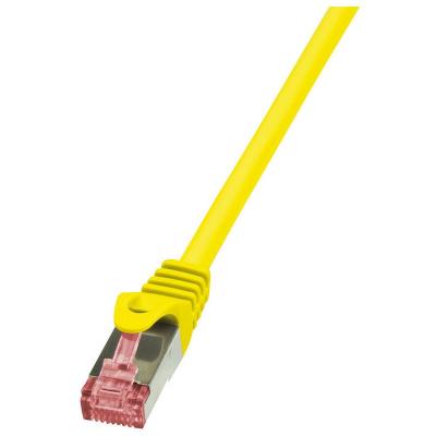 LOGILINK  PrimeLine C&acirc;ble r&eacute;seau Cat6 S/FTP AWG27 PIMF LSZH 1 m Jaune