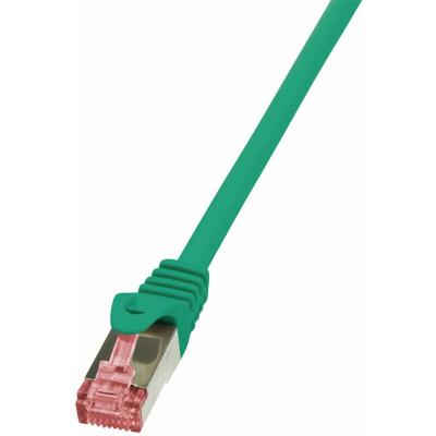 LOGILINK C&acirc;ble r&eacute;seau RJ45 CAT 6 S / FTP  - 2 connecteurs RJ45 - 1 m - Vert - CQ2035S