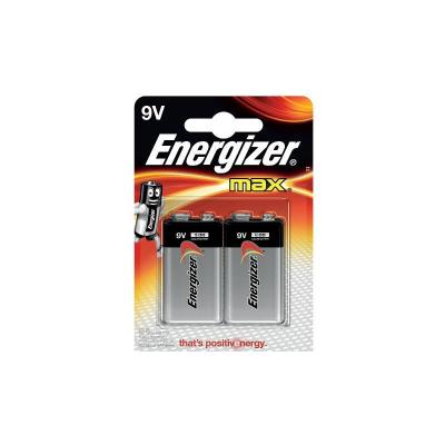 ENERGIZER  Pile 9V,  Max, Lot de 2 piles