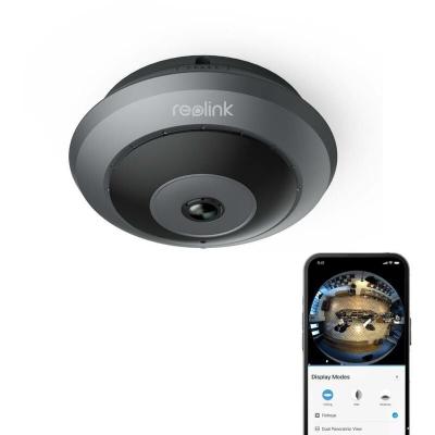 REOLINK  6MP Cam&eacute;ra Surveillance Fisheye Series W520 Dual-WiFi Int&eacute;rieurePanorama 360&deg;D&eacute;tection IntelligenteVision Nocturne IR 