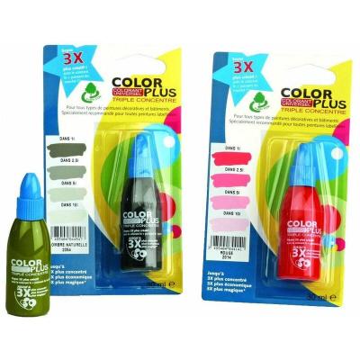  Color Plus - 3x 30cc Blist Rouge