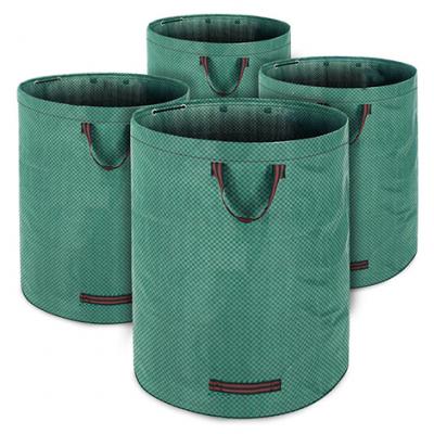 DEUBA    Lot de 4 sacs de jardin - 280 litres, charge max. 50kg   Poign&eacute;es ergonomiques