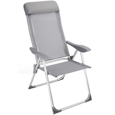NO BRAND 4x Chaise de jardin 57 x 109 cm pliable en aluminium
