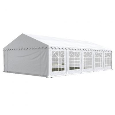 TOOLPORT  5x10 m Tente de r&eacute;ception/Barnum Blanc Toile de Haute qualit&eacute; env. 500g/m&sup2; PVC