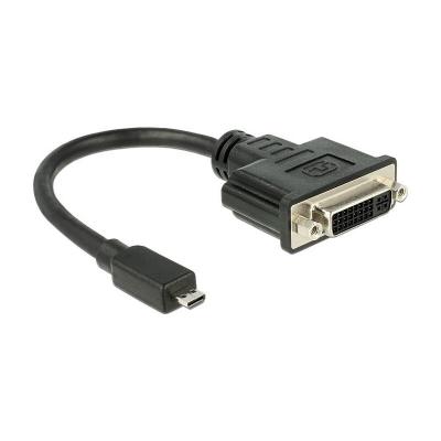 DELOCK  - 65563 - 0,2 m - dvi-d - Micro-HDMI - Femelle - M&acirc;le - Noir (65563)