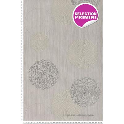 ASCREATION Papier expans&eacute; sur support intiss&eacute; Fleur Bulle lin 