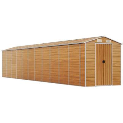 HELLOSHOP26 Abri de jardin 191x980 cm - Marron clair