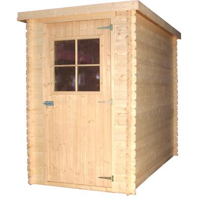 TIMBELA  M306+M306G - Abri de jardin en bois AVEC SOL TRAIT&Eacute;