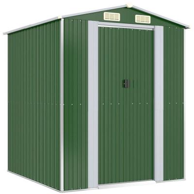 VIDAXL  - Abri de jardin Vert 192x191x223 cm Acier galvanis&eacute;