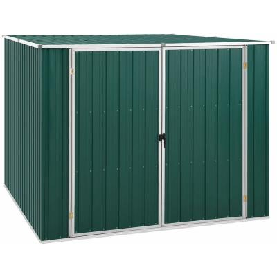 VIDAXL  - Abri de jardin Vert 195x198x159 cm Acier galvanis&eacute; Vert
