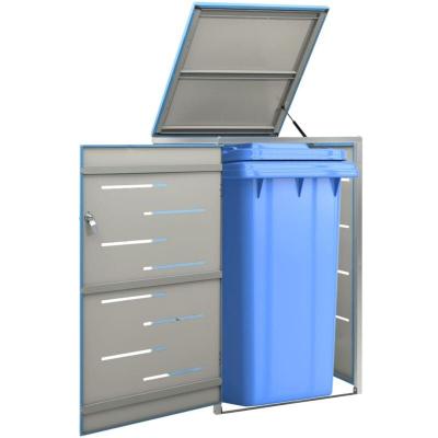 VIDAXL Abri de jardin simple en acier inoxydable 69 x 77,5 x 115 cm