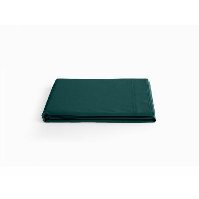 VENT DU SUD Drap satin Domitille CAMIF 240 x 300 cm Vert C&egrave;dre