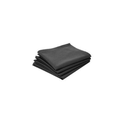 ATMOSPHERA Lot De 4 Serviettes De Table Coton Gris Ardoise 40x40cm - 