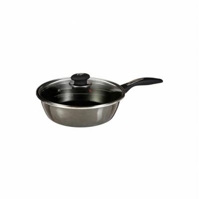 PARIS PRIX FIVE Simply Smart - Sauteuse en Acier ""Tradition"" 24cm Gris Fonc&eacute;