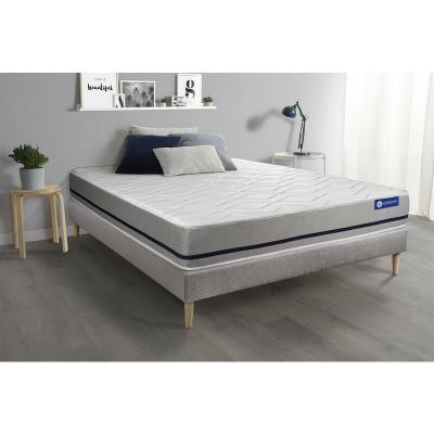 ACTISOM Matelas + sommier 200x200 m&eacute;moire de forme  - Actimemo soft