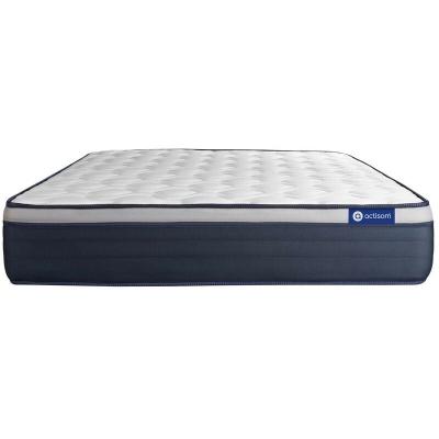 ACTISOM Matelas 200x200 cm Ressorts ensach&eacute;s et m&eacute;moire de forme
